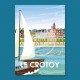 Affiche Le Crotoy - "Détente au Crotoy"