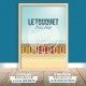 Affiche Le Touquet - "Cabines"