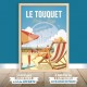 Affiche Le Touquet - "Détente au Touquet"