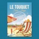 Le Touquet - "Détente au Touquet" Poster