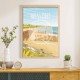 Affiche Wissant - "Plage de la Dune d'Aval"