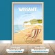 Wissant - "Détente à Wissant" Poster