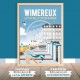 Wimereux - "Balade sur la digue" Poster
