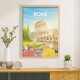 Affiche Roma/Rome - Recto/Verso