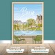 Affiche Paris - "Jardin des Tuileries"