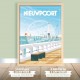 Nieuwpoort - Nieuport - La jetée Poster Recto/Verso