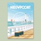 Affiche  Nieuwpoort /Nieuport - La jetée  Recto/Verso