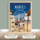 Affiche Nantes - "La Lumière de l'Ouest"