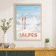 Affiche Montagnes - "Les Alpes"