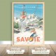 Affiche Montagnes - "La Savoie"