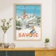 Affiche Montagnes - "La Savoie"