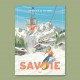 Affiche Montagnes - "La Savoie"