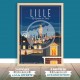 Affiche Lille - "La Lumière du Nord"