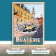 Affiche Lille Braderie "Moult Moules et Cetera" par Wim'