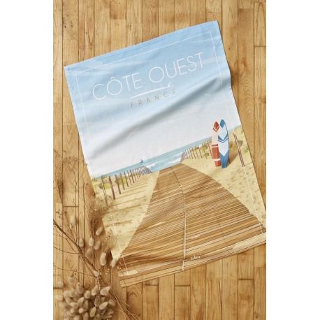 Côte Ouest Tea Towel