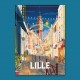 Affiche Lille - "Balade dans le Vieux Lille" - Nuit