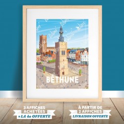 Béthune - "Grand Place" Poster