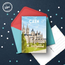 Caen Postcard  / 10x15cm