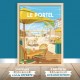 Affiche Le Portel - "Place de la République"