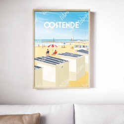 Affiche Oostende / 50x70cm